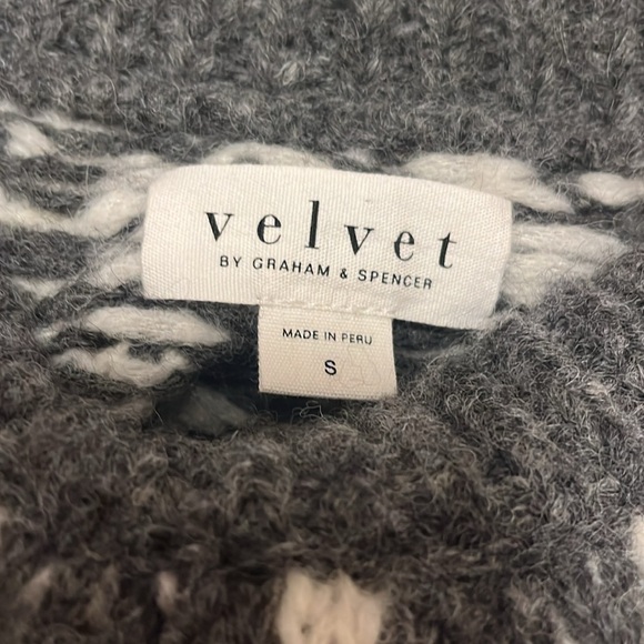 Velvet by Graham & Spencer Alexa Fair Isle Crew Neck Sweater - Picture 7 of 8